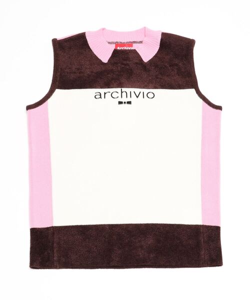 archivio（アルチビオ）の「<LADIES>アルチビオゴルフウェア ベストレディース（ベスト・レディース・ピンク/イエロー/オレンジ/ブラウン・S/M）」の13枚目の写真
