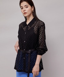 ROPE'（ロペ）の「オーガニックコットンレースシャツブラウス（シャツ/ブラウス）」