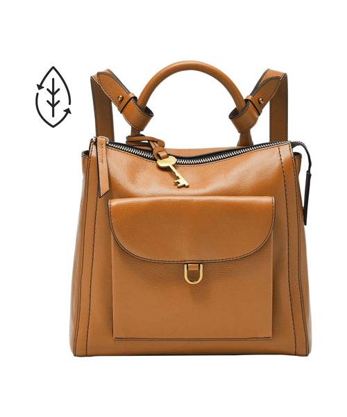 FOSSIL(フォッシル)の「PARKER BACKPACK ZB1797235(バックパック/リュック・レディース・キャメル・FREE)」の1枚目の写真