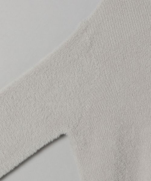 JEANASIS（ジーナシス）の「ネコヤーンクルーネックプルオーバー/164375（ニット/セーター・レディース・ライトグレー/ブラック/パープル・FREE）」の17枚目の写真