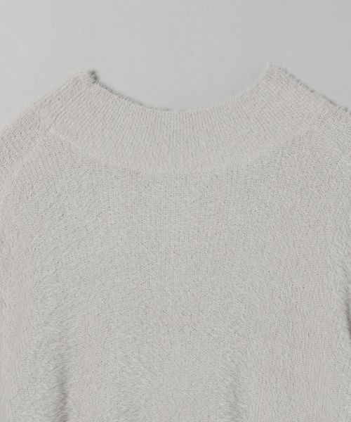 JEANASIS（ジーナシス）の「ネコヤーンクルーネックプルオーバー/164375（ニット/セーター・レディース・ライトグレー/ブラック/パープル・FREE）」の13枚目の写真