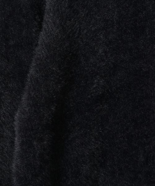 JEANASIS（ジーナシス）の「ネコヤーンクルーネックプルオーバー/164375（ニット/セーター・レディース・ライトグレー/ブラック/パープル・FREE）」の9枚目の写真