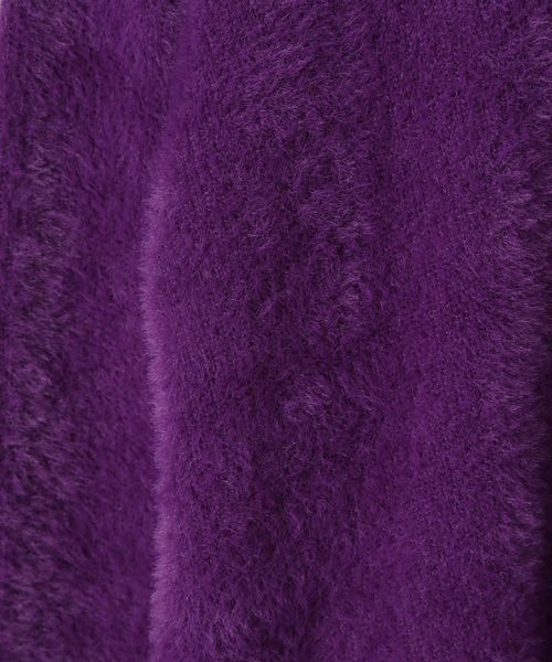 JEANASIS（ジーナシス）の「ネコヤーンクルーネックプルオーバー/164375（ニット/セーター・レディース・ライトグレー/ブラック/パープル・FREE）」の19枚目の写真