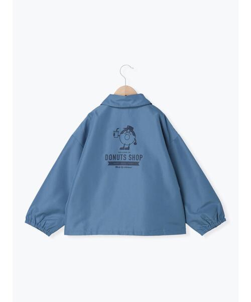 Samansa Mos2 Lagom（サマンサモスモスラーゴム）の「コーチジャケット（ノーカラージャケット・キッズ・ブルー/マスタード・M/XL/L/S）」の7枚目の写真