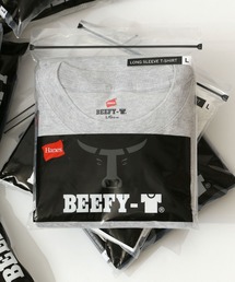HANES | Hanes/へインズ BEEFY/ビーフィー 無地 クルーネック ロングスリーブTシャツ/パックT(Tシャツ/カットソー)