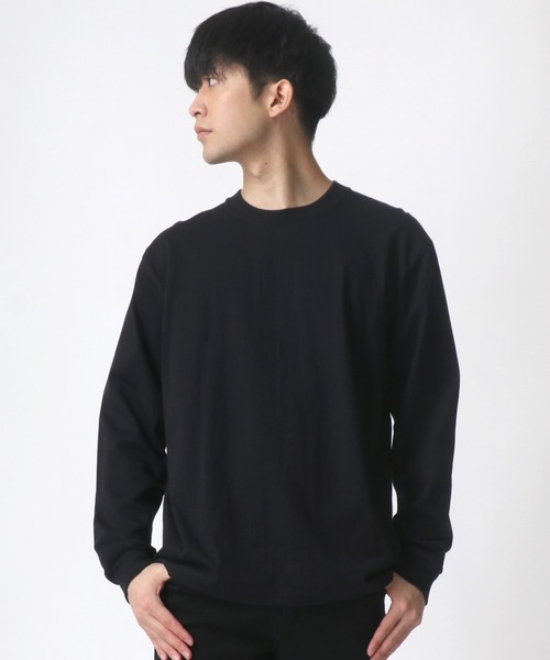 HANES（ヘインズ）の「Hanes/へインズ BEEFY/ビーフィー 無地 クルーネック ロングスリーブTシャツ/パックT/レディース メンズ（Tシャツ/カットソー・メンズ・ホワイト/ブラック/グレー/ネイビー/チャコール・M/L/XL/S）」の16枚目の写真