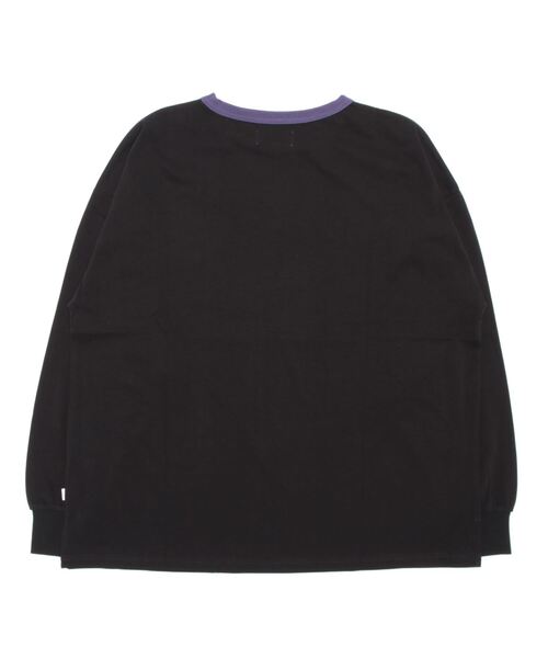 WHIMSIC（ウィムジック）の「【WHIMSIC】カラーリブロングスリーブTEE（Tシャツ/カットソー・レディース・ブラック/ホワイト/グレー・FREE）」の10枚目の写真