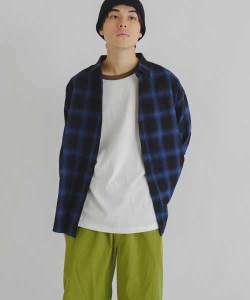 WHIMSIC（ウィムジック）の「【WHIMSIC】カラーリブロングスリーブTEE（Tシャツ/カットソー・レディース・ブラック/ホワイト/グレー・FREE）」の8枚目の写真