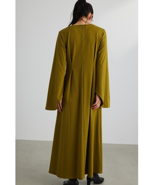 STYLEMIXER（スタイルミキサー）の「フレアスリーブカットワンピース（ワンピース・レディース・ブラック/グリーン/ライトブラウン・SMALL/MEDIUM）」の11枚目の写真