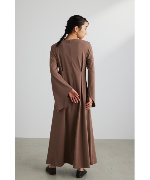 STYLEMIXER（スタイルミキサー）の「フレアスリーブカットワンピース（ワンピース・レディース・ブラック/グリーン/ライトブラウン・SMALL/MEDIUM）」の18枚目の写真