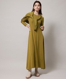 ROPE' | ランダムリブ天竺フィット&フレアーニットワンピース(ワンピース)