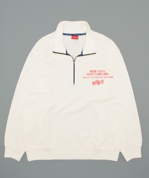 マンハッタン ポーテージ Manhattan Portage Half-Zip Sweat Shirt Womens MP-L107 ハーフジップ スウェット 楽天市場】マンハッタン ポーテージ Manhattan Portage Half-Zip