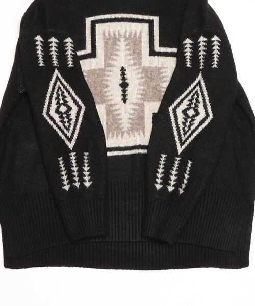 PENDLETON（ペンドルトン）の「[PENDLETON/ペンドルトン] ネイティブ柄 タートルネックニットプルオーバー（ニット/セーター・レディース・ブラック/ベージュ/アイボリー・F）」の14枚目の写真