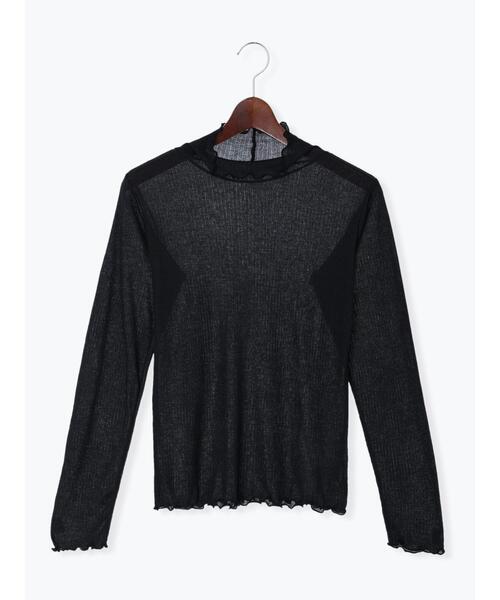 Te chichi(テチチ)の「ランダムリブメローカットソー(Tシャツ/カットソー・レディース・ブラック/グレー/オフホワイト/グリーン・フリ-)」の11枚目の写真