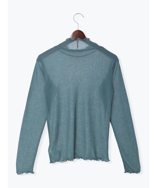 Te chichi(テチチ)の「ランダムリブメローカットソー(Tシャツ/カットソー・レディース・ブラック/グレー/オフホワイト/グリーン・フリ-)」の13枚目の写真