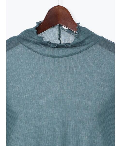 Te chichi(テチチ)の「ランダムリブメローカットソー(Tシャツ/カットソー・レディース・ブラック/グレー/オフホワイト/グリーン・フリ-)」の14枚目の写真