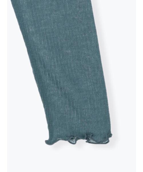 Te chichi(テチチ)の「ランダムリブメローカットソー(Tシャツ/カットソー・レディース・ブラック/グレー/オフホワイト/グリーン・フリ-)」の15枚目の写真