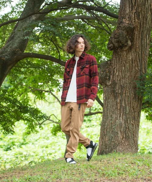 OUTDOOR PRODUCTS（アウトドアプロダクツ）の「【OUTDOOR PRODUCTS/アウトドアプロダクツ】ヘビーオンスネルシャツ（シャツ/ブラウス・メンズ・ホワイト/レッド/グレー/イエロー/ブルー・MEDIUM/LARGE/X-LARGE）」の8枚目の写真