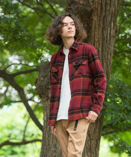 OUTDOOR PRODUCTS（アウトドアプロダクツ）の「【OUTDOOR PRODUCTS/アウトドアプロダクツ】ヘビーオンスネルシャツ（シャツ/ブラウス・メンズ・ホワイト/レッド/グレー/イエロー/ブルー・MEDIUM/LARGE/X-LARGE）」の12枚目の写真