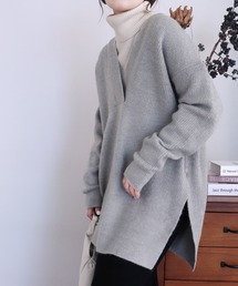 reca | 深Vネックニットプルオーバー(ニット/セーター)