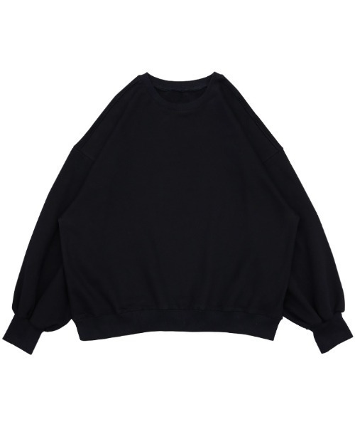 select MOCA（セレクトモカ）の「裏起毛ビッグボリュームスウェットトップス（スウェット・レディース・ブラック/アイボリー/グレイッシュベージュ・FREE）」の22枚目の写真