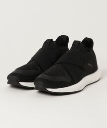 PUMA プーマ NRGY LITE SLIP-ON 2 NRGY ライト スリッポン 2 378495 ABC-MART限定 *01BLK/WHT/LIME