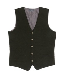 TOKYO SHIRTS | サーマワッフル 後身布帛ニットジレ(ベスト)