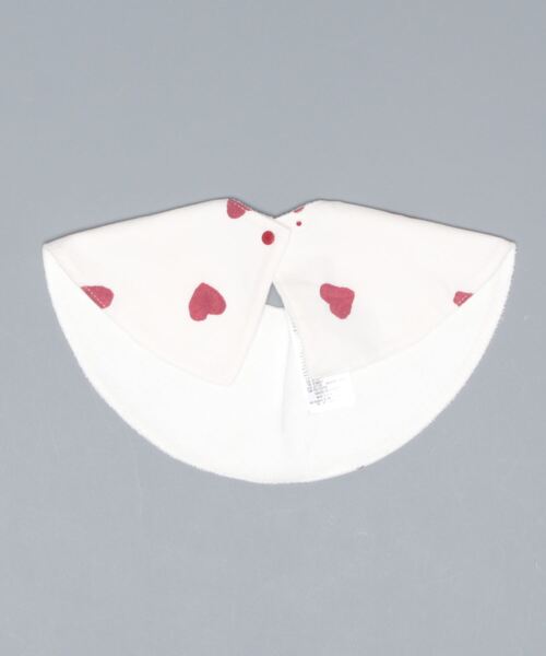 gelato pique（ジェラートピケ）の「【BABY】ハート柄スタイ（スタイ/よだれかけ・キッズ・アイボリー・FREE）」の9枚目の写真