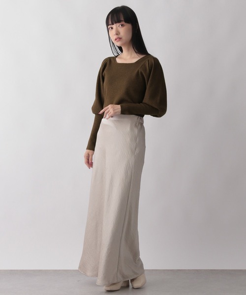 LOWRYS FARM（ローリーズファーム）の「パワショルニット　171325（ニット/セーター・レディース・アイボリー/ブラック/ブラウン・FREE）」の17枚目の写真