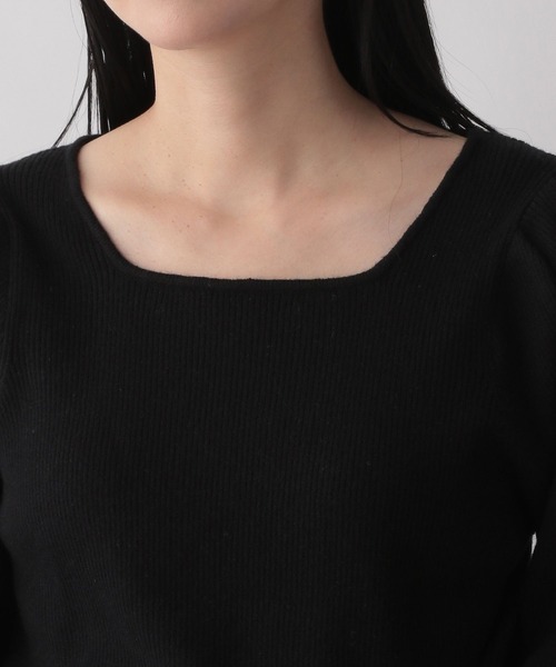 LOWRYS FARM（ローリーズファーム）の「パワショルニット　171325（ニット/セーター・レディース・アイボリー/ブラック/ブラウン・FREE）」の18枚目の写真