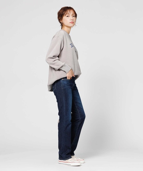 SOMETHING(サムシング)の「【SOMETHING】「ELSA」スタンダードデニムパンツ (美脚シルエット / レディースデニム / カジュアルコーデ)(デニムパンツ・レディース・ダークインディゴブルー・26inch/30inch/25inch/29inch/28inch/27inch/31inch)」の11枚目の写真
