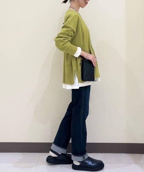SOMETHING(サムシング)の「【SOMETHING】「ELSA」スタンダードデニムパンツ (美脚シルエット / レディースデニム / カジュアルコーデ)(デニムパンツ・レディース・ダークインディゴブルー・26inch/30inch/25inch/29inch/28inch/27inch/31inch)」の18枚目の写真