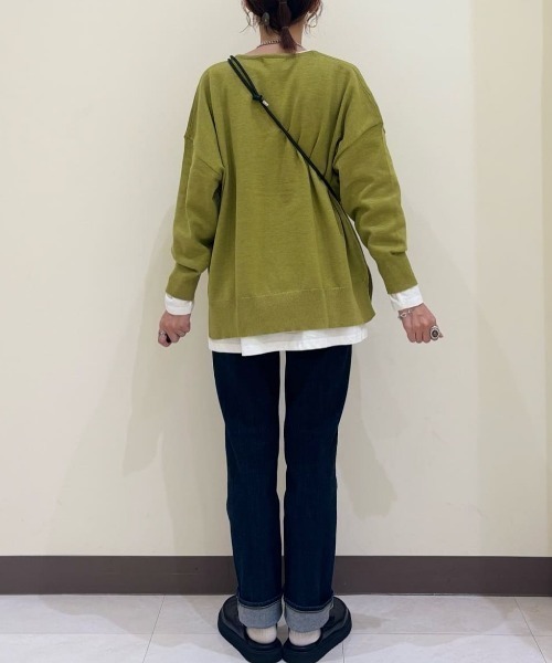 SOMETHING(サムシング)の「【SOMETHING】「ELSA」スタンダードデニムパンツ (美脚シルエット / レディースデニム / カジュアルコーデ)(デニムパンツ・レディース・ダークインディゴブルー・26inch/30inch/25inch/29inch/28inch/27inch/31inch)」の19枚目の写真
