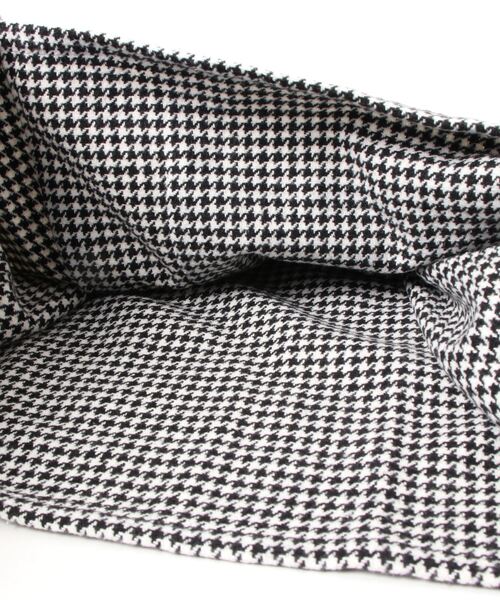 STYLEBLOCK（スタイルブロック）の「千鳥格子柄トートバッグ（トートバッグ・レディース・ダークグリーン/グリーン/ホワイト・FREE）」の4枚目の写真