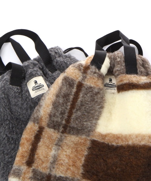 COLD BREAKER（コールドブレーカー）の「【COLD BREAKER(コールドブレイカー)】ドローコードトートバッグ（トートバッグ・レディース・ライトブラウン/グレー・0）」の11枚目の写真