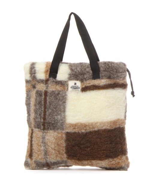 COLD BREAKER（コールドブレーカー）の「【COLD BREAKER(コールドブレイカー)】ドローコードトートバッグ（トートバッグ・レディース・ライトブラウン/グレー・0）」の4枚目の写真