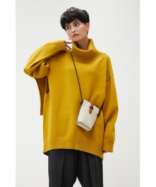 crie conforto（クリーコンフォルト）の「配色モバイルショルダー（ショルダーバッグ・レディース・ベージュ/ブラック・FREE）」の4枚目の写真