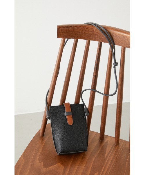 crie conforto（クリーコンフォルト）の「配色モバイルショルダー（ショルダーバッグ・レディース・ベージュ/ブラック・FREE）」の20枚目の写真