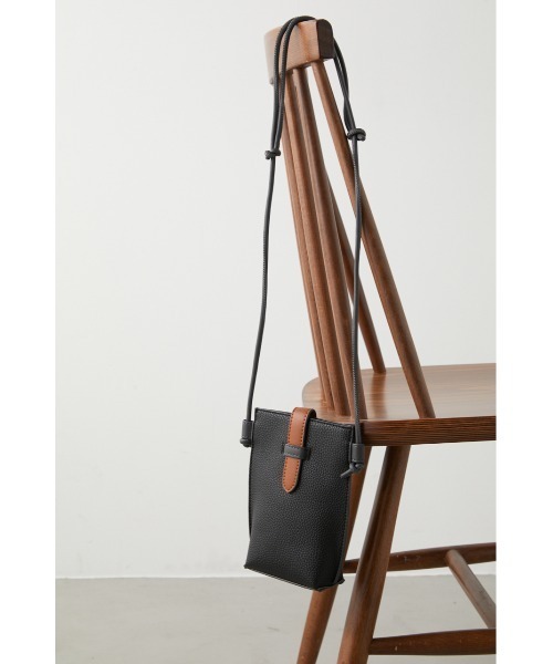 crie conforto（クリーコンフォルト）の「配色モバイルショルダー（ショルダーバッグ・レディース・ベージュ/ブラック・FREE）」の21枚目の写真