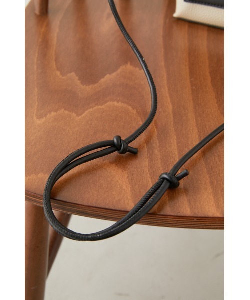 crie conforto（クリーコンフォルト）の「配色モバイルショルダー（ショルダーバッグ・レディース・ベージュ/ブラック・FREE）」の13枚目の写真