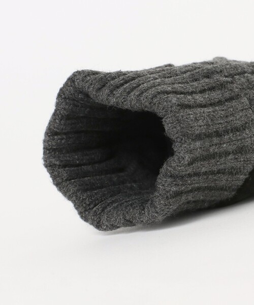 BEAMS HEART(ビームスハート)の「ニット コンビ グローブ(手袋・メンズ・ブラック/チャコールグレー/ネイビー・ONE SIZE)」の14枚目の写真