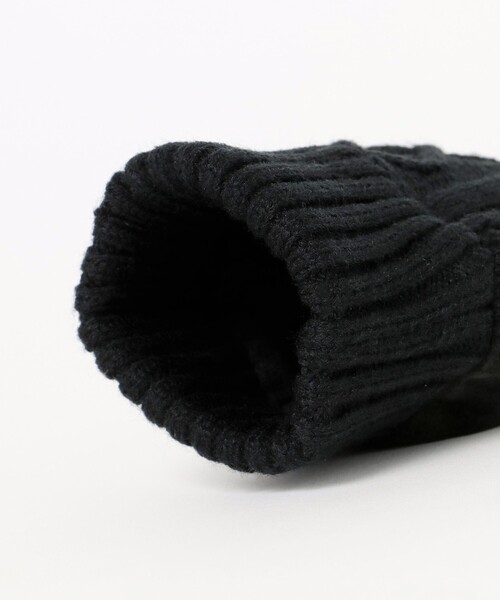 BEAMS HEART(ビームスハート)の「ニット コンビ グローブ(手袋・メンズ・ブラック/チャコールグレー/ネイビー・ONE SIZE)」の18枚目の写真