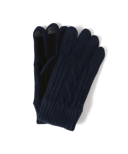 BEAMS HEART(ビームスハート)の「ニット コンビ グローブ(手袋・メンズ・ブラック/チャコールグレー/ネイビー・ONE SIZE)」の20枚目の写真