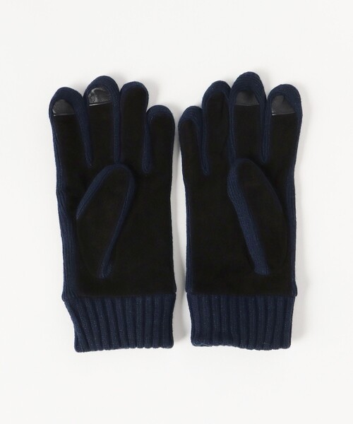 BEAMS HEART(ビームスハート)の「ニット コンビ グローブ(手袋・メンズ・ブラック/チャコールグレー/ネイビー・ONE SIZE)」の21枚目の写真