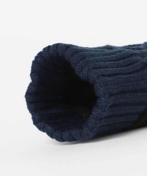 BEAMS HEART(ビームスハート)の「ニット コンビ グローブ(手袋・メンズ・ブラック/チャコールグレー/ネイビー・ONE SIZE)」の22枚目の写真
