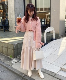 【スタッフ考案アイテム】配色ベルトロングワンピース