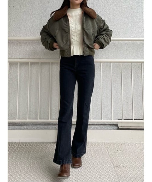 MOUSSY（マウジー）の「90'S SLIM FLARE（デニムパンツ）」 - WEAR