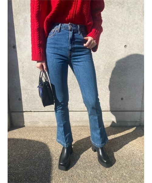 MOUSSY（マウジー）の「90'S SLIM FLARE（デニムパンツ）」 - WEAR