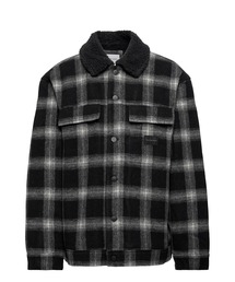 【CALVIN KLEIN JEANS】CHECK SHERPA TRUCKER