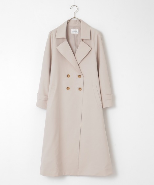Honeys（ハニーズ）の「撥水加工トレンチコート（トレンチコート・レディース・ピンクベージュ/グレイッシュベージュ/サックスブルー/ネイビー/ベージュ・M/L/LL/S）」の10枚目の写真